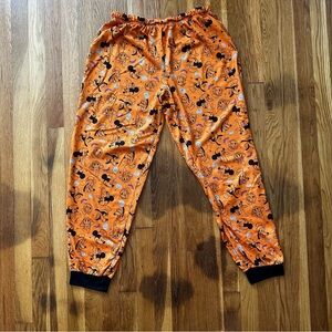 Disney Halloween Pajama Bottoms – Unisex Size Medium Cozy Sleepwear Lounge Pants